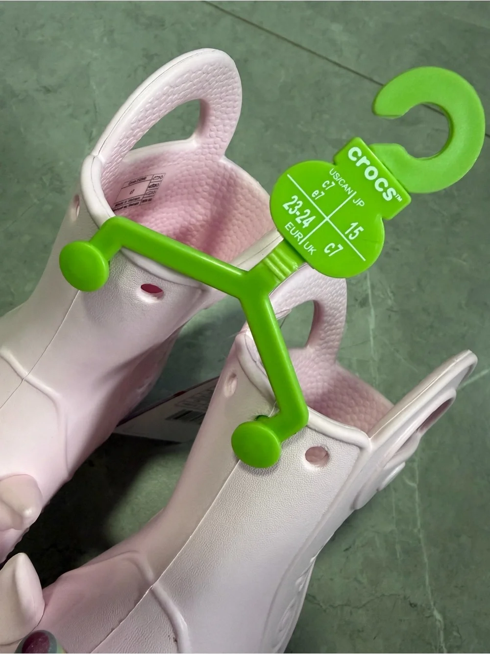 Crocs Toddler Girl’s Handle It Unicorn Rain Boots US Size 7C